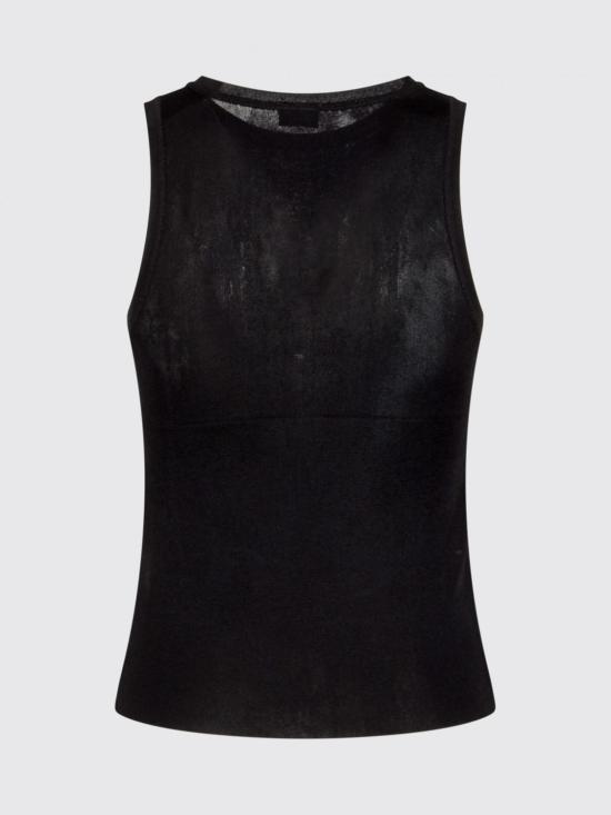 26SS 생로랑 민소매 티셔츠 863133Y77IR 1000 Black - SAINT LAURENT