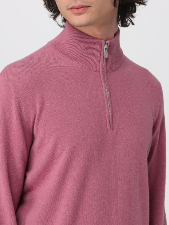 26SS 브루넬로 쿠치넬리 캐시미어 집업 니트 M2200124 CRZ64 Red - BRUNELLO CUCINELLI