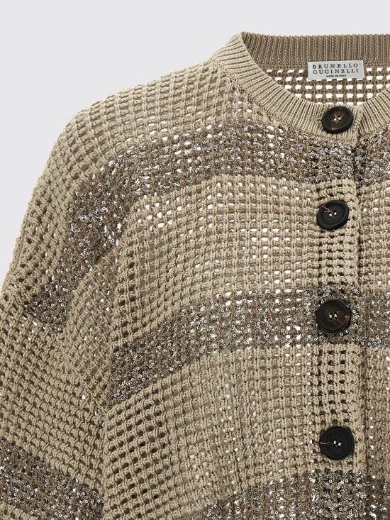 26SS 브루넬로 쿠치넬리 스웨터 M58772826 CKH72 Beige - BRUNELLO CUCINELLI