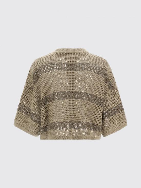 26SS 브루넬로 쿠치넬리 스웨터 M58772826 CKH72 Beige - BRUNELLO CUCINELLI