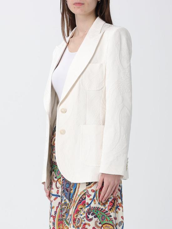 26SS 에트로 수트 자켓 WRCA000999TUEO0 W3789 White - ETRO