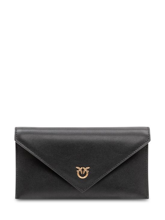 26SS 핑코 클러치/파우치 105347A0F1 Z99Q NERO ANTIQUE GOLD