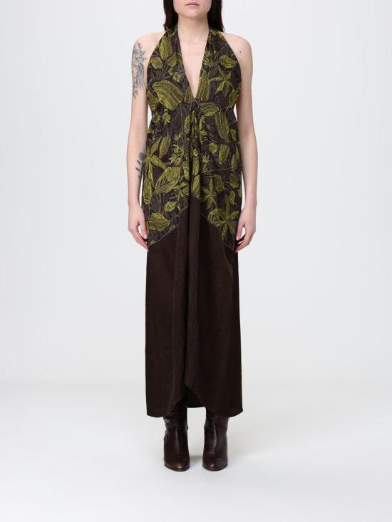 26SS 텔라 롱 원피스 010304 Y001 Brown