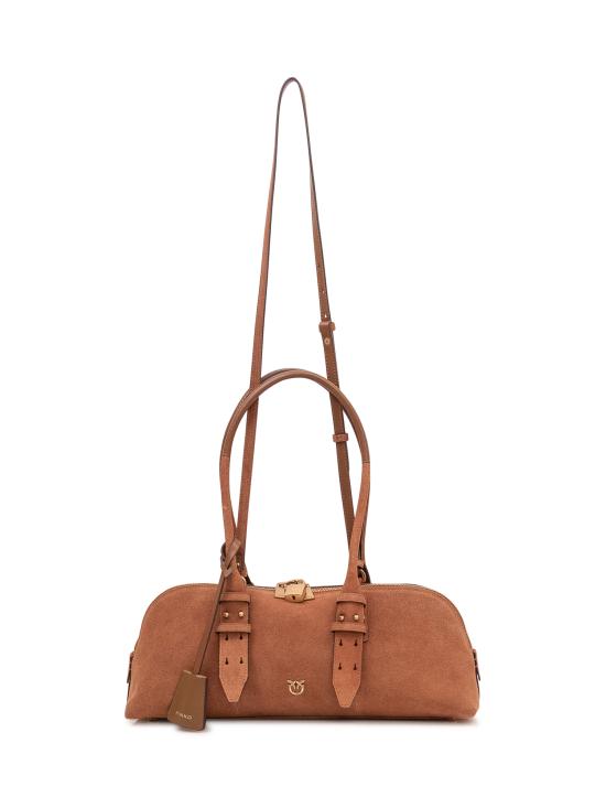 26SS 핑코 숄더백 106169A2JH L17Q MARRONE LEONE ANTIQUE GOLD - PINKO