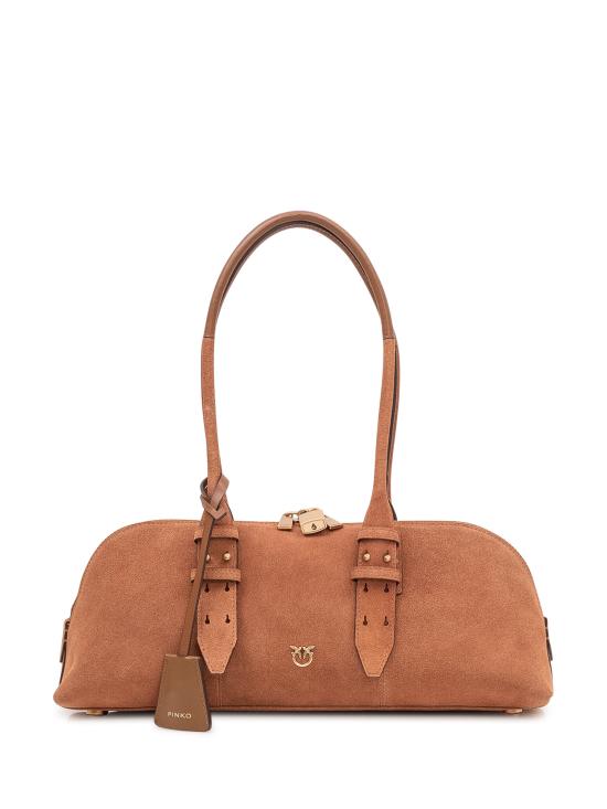 26SS 핑코 숄더백 106169A2JH L17Q MARRONE LEONE ANTIQUE GOLD