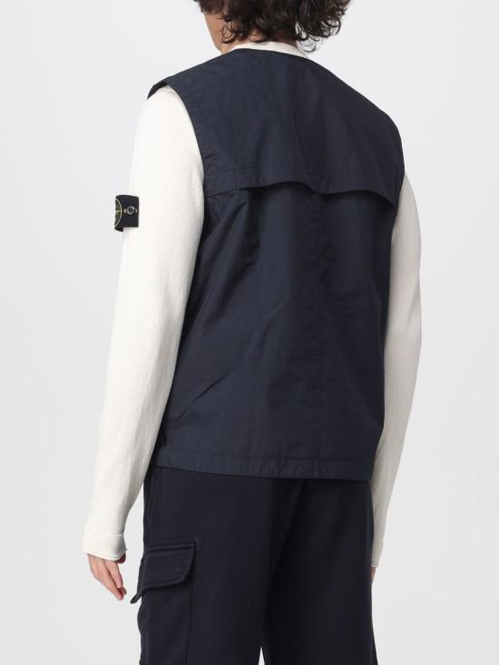 26SS 스톤 아일랜드 베스트 G100005S0354 V0020 Navy - STONE ISLAND