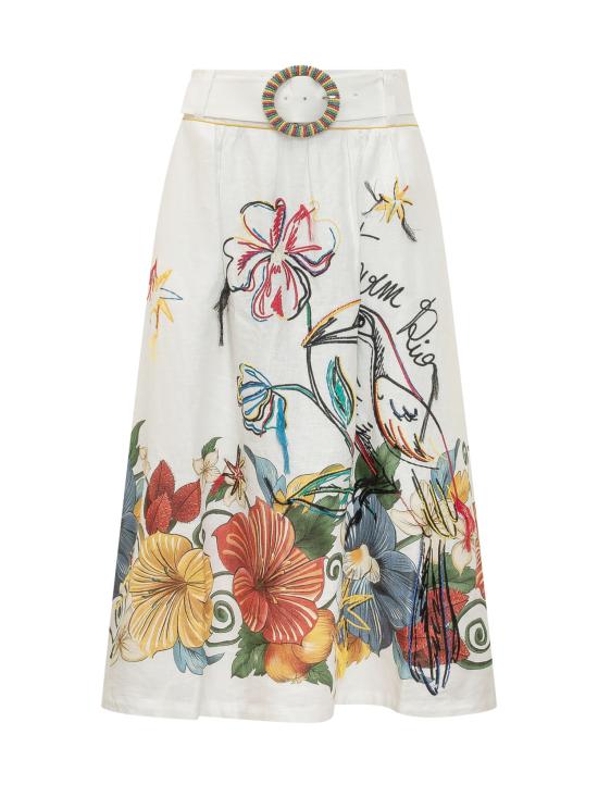 26SS 팜 리오 롱 스커트 353729 26096 OFF WHITE