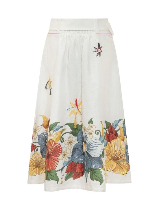 26SS 팜 리오 롱 스커트 353729 26096 OFF WHITE - FARM RIO