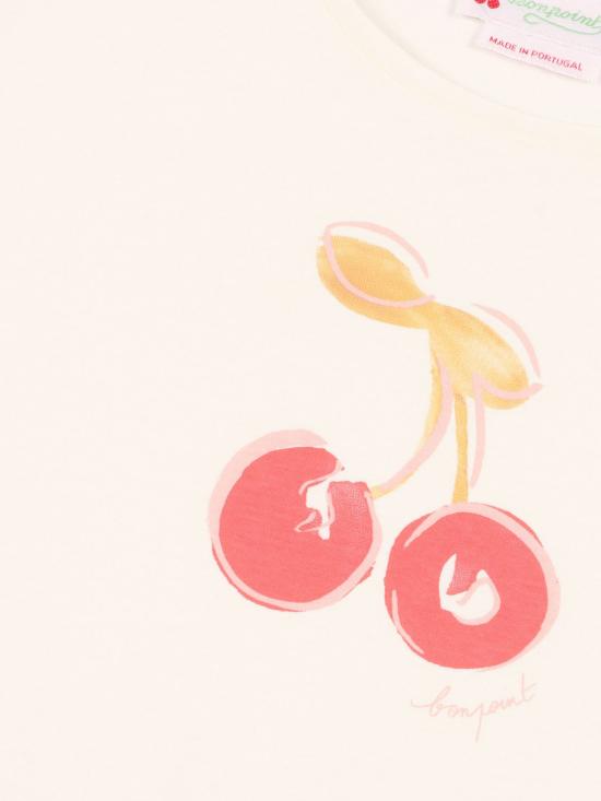 26SS [키즈] 봉쁘앙 티셔츠 S06GTSK00021 103 White - BONPOINT