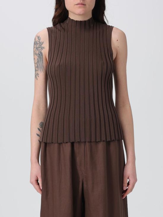 26SS 위켄드막스마라 민소매 티셔츠 2615361022600 007 Brown