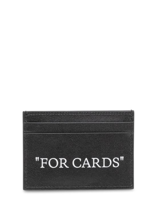 26SS 오프화이트 남성지갑 OMND067C99LEA001 1001 BLACK WHITE