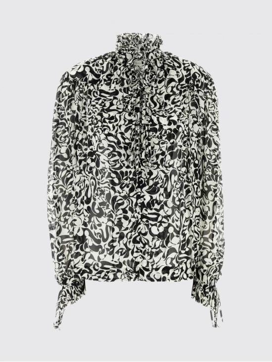 26SS 드리스 반 노튼 블라우스 2611307163006 900 Black - DRIES VAN NOTEN