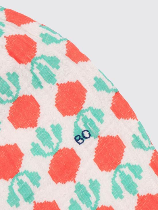 26SS [키즈] 보보쇼즈 스트레이트 팬츠 B126AB152 101 Red - BOBO CHOSES