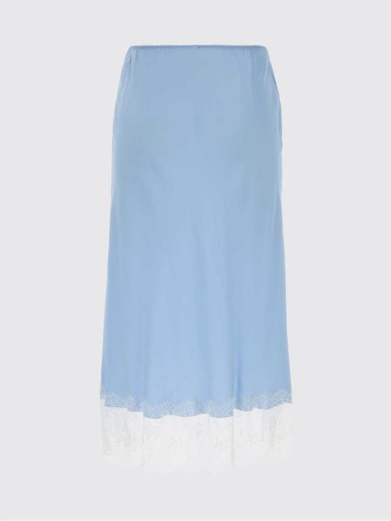 26SS 모스키노 미디 스커트 01250545 0304 Gnawed Blue - MOSCHINO