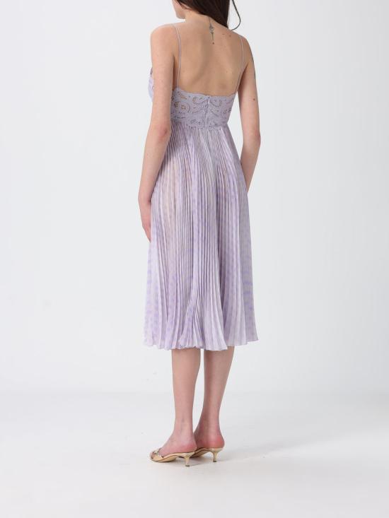 26SS 에르마노 설비노 롱 원피스 D482Q347APVYJ S418 Lilac - ERMANNO SCERVINO