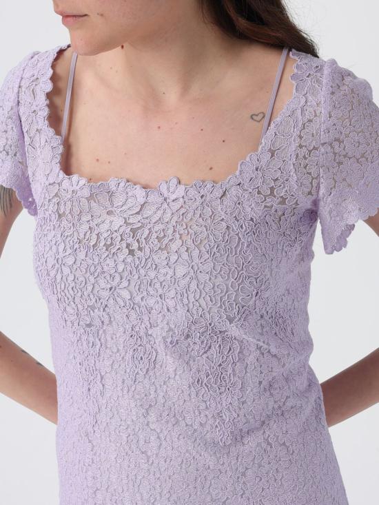 26SS 에르마노 설비노 롱 원피스 D482Q333CSEQF B4815 Lilac - ERMANNO SCERVINO