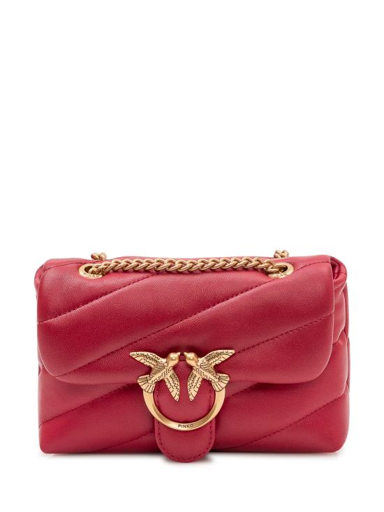 26SS 핑코 크로스백 100040A0F2 RR8Q ROSSO SCURO ANTIQUE GOLD