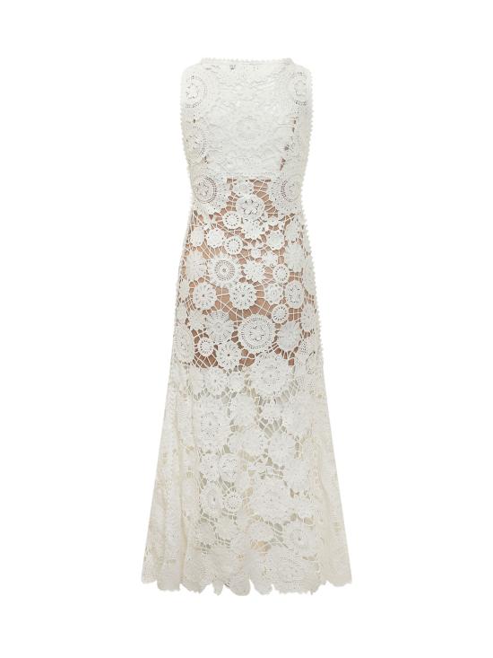 26SS 셀프 포트레이트 롱 원피스 AC26031XW WHITE - SELF PORTRAIT