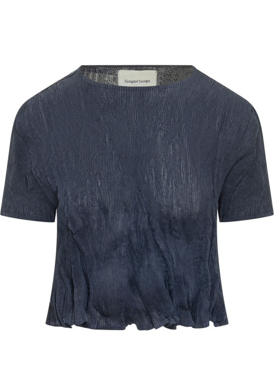 26SS 공디드 디자인 반팔 티셔츠 GD172 NAVY