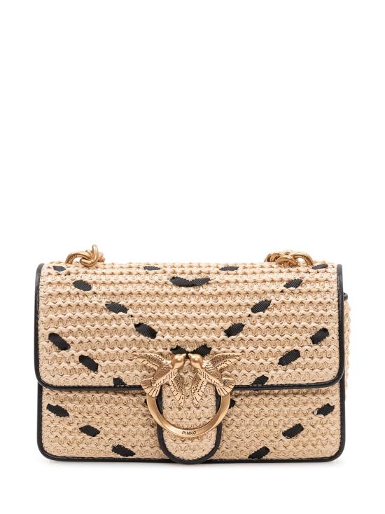 26SS 핑코 크로스백 104550A1RL HZ3Q PAGLIA NERO ANTIQUE GOLD