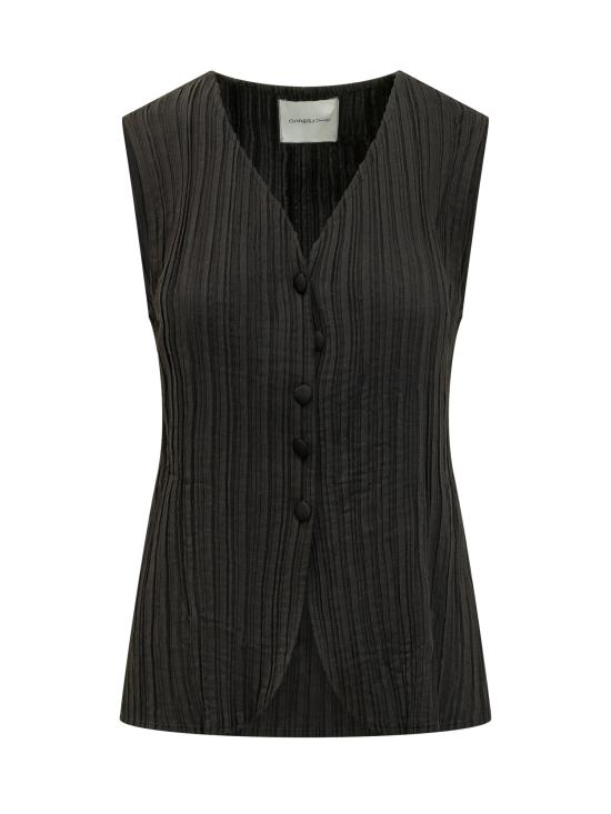 26SS 공디드 디자인 베스트 GD198 BLACK