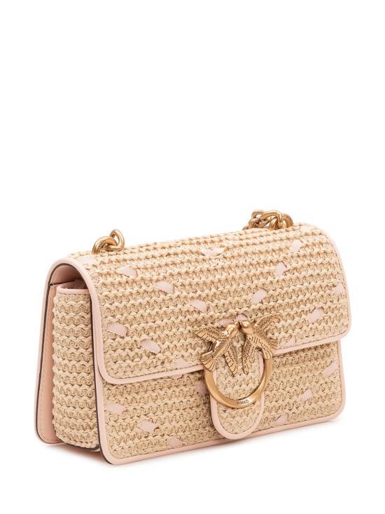 26SS 핑코 크로스백 104550A1RL HN2Q PAGLIA ROSA ANTIQUE GOLD - PINKO