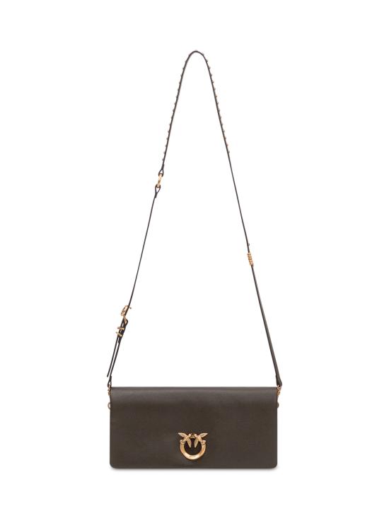 26SS 핑코 크로스백 106022A0QO K35Q VERDE FANGO ANTIQUE GOLD - PINKO