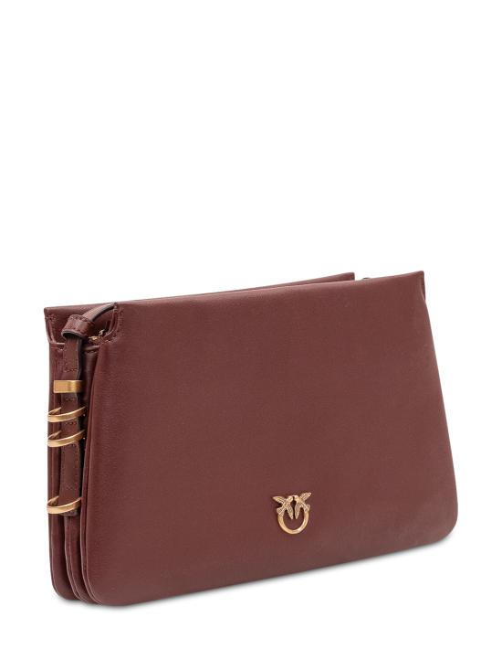 26SS 핑코 크로스백 105883A0QO R49Q BURGUNDY WINE ANTIQUE GOLD - PINKO