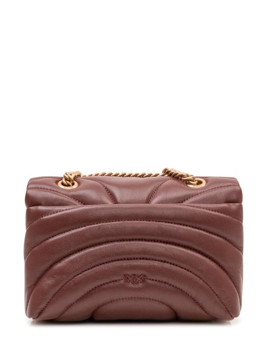 26SS 핑코 크로스백 100039A1EX R49Q BURGUNDY WINE ANTIQUE GOLD - PINKO