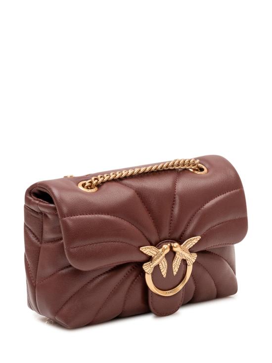 26SS 핑코 크로스백 100039A1EX R49Q BURGUNDY WINE ANTIQUE GOLD - PINKO