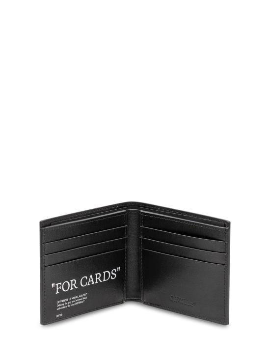 26SS 오프화이트 남성지갑 OMNC074C99LEA001 1001 BLACK WHITE - OFF WHITE