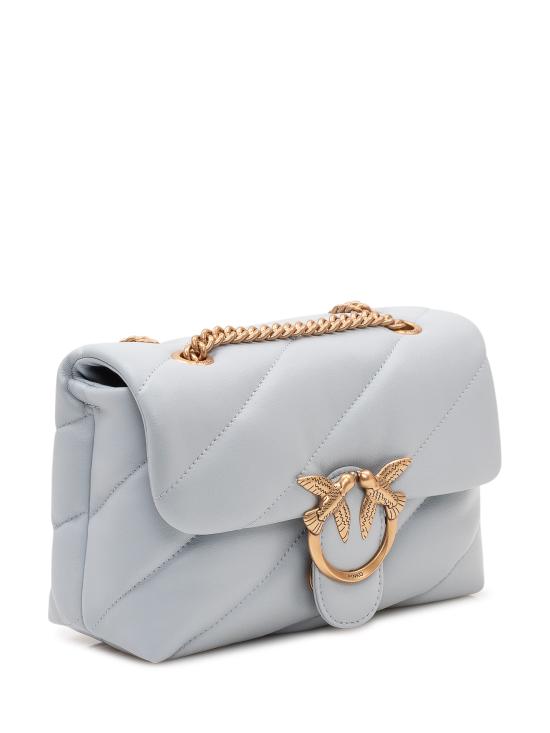 26SS 핑코 크로스백 100039A0F2 E37Q AZZURRO CELESTE ANTIQUE GOLD - PINKO