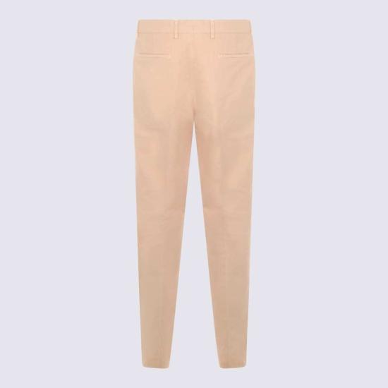  브루넬로 쿠치넬리 스트레이트 팬츠 Brunello Cucinelli 카멜 코튼  카멜 - BRUNELLO CUCINELLI