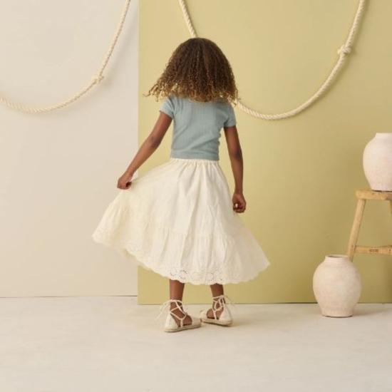  [키즈] 라일리 앤 크루 티셔츠 키즈 라일리 + 크루 포인트엘 티셔츠 씨 그린 - RYLEE AND CRU