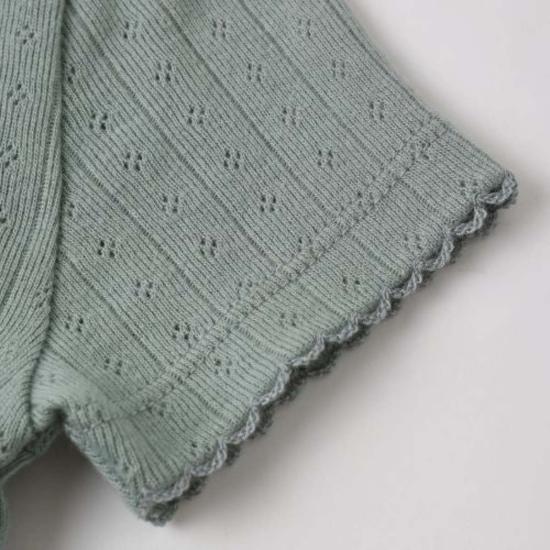  [키즈] 라일리 앤 크루 티셔츠 키즈 라일리 + 크루 포인트엘 티셔츠 씨 그린 - RYLEE AND CRU