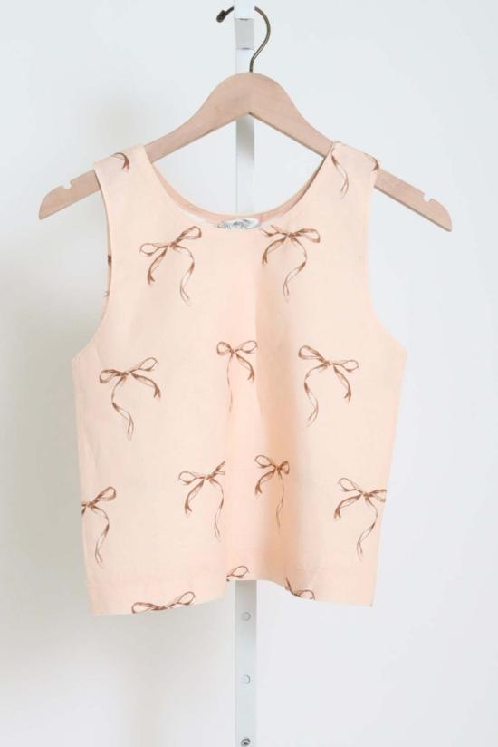  포르테포르테 민소매 티셔츠 Forte Forte 14916 마이 탑 "Le Noeud D'a Agent" 탑