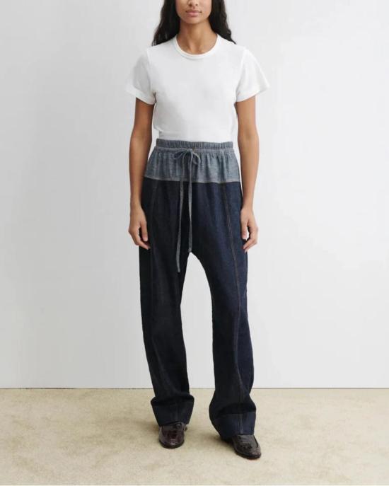  레이첼 코미 데님 팬츠 Rachel Comey 엔누 팬츠 다크 워시 데님 - RACHEL COMEY