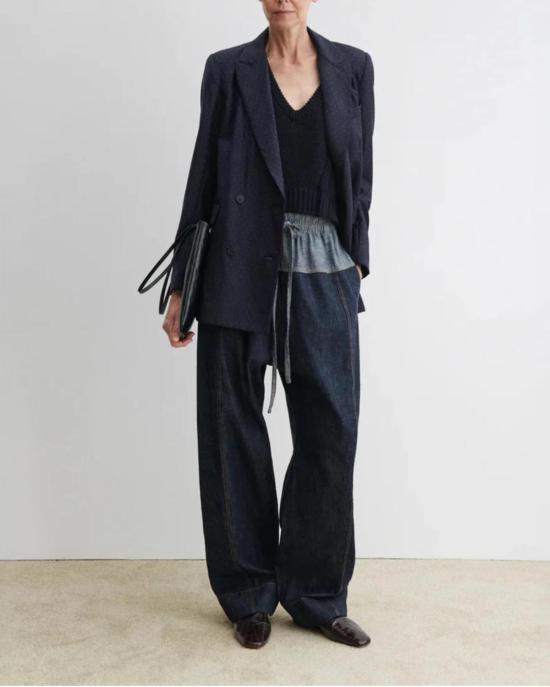  레이첼 코미 데님 팬츠 Rachel Comey 엔누 팬츠 다크 워시 데님 - RACHEL COMEY