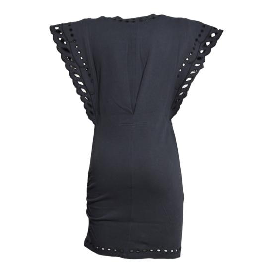 26SS 이자벨마랑에뚜왈 숏 원피스 RO1016FAD1N08E 02FK Anthracite - ISABEL MARANT ETOILE