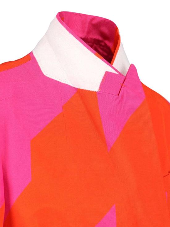  드리스 반 노튼 수트 자켓 Dries Van Noten 더블 브레스티드 블레이저 핑크 - DRIES VAN NOTEN