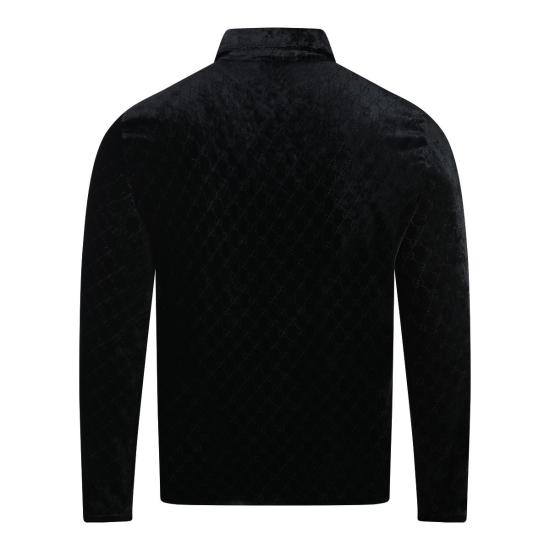  구찌 긴팔 셔츠 비스코스 실크 블렌드  블랙 - GUCCI