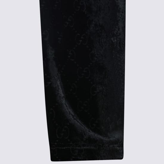  구찌 긴팔 셔츠 비스코스 실크 블렌드  블랙 - GUCCI