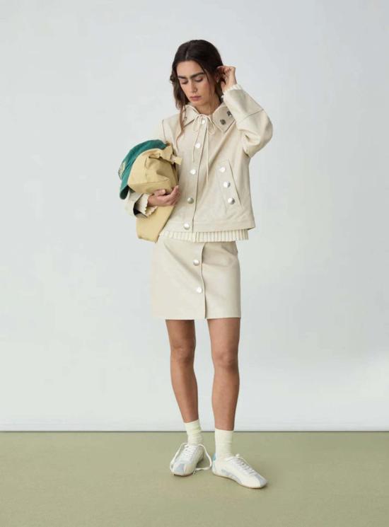  [키즈] 라감 스커트 Kids Laagam Lena Ecru 쇼트 - LAAGAM