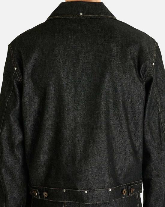  르메르 데님 자켓 스터드 장식이 있는  트러커 재킷 - LEMAIRE