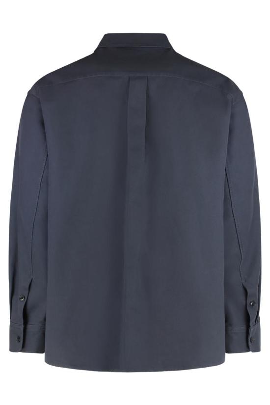 25FW 르메르 긴팔 셔츠 OV1025 LF1452 BK871 Blue - LEMAIRE