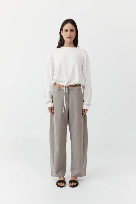  세인트아그니 긴팔 티셔츠 세인트 아그니 드로스트링 긴팔 상의 - ST.AGNI