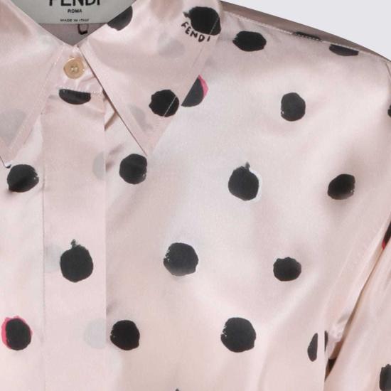  펜디 블라우스 무 실크 셔츠 - FENDI