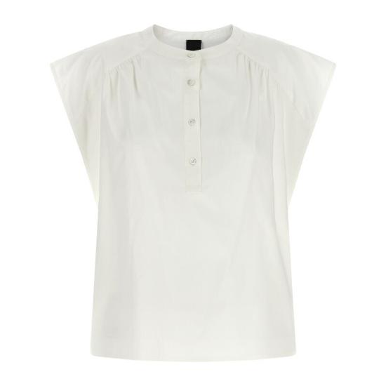 26SS 핑코 블라우스 107004A2LD Z05 Bianco biancaneve