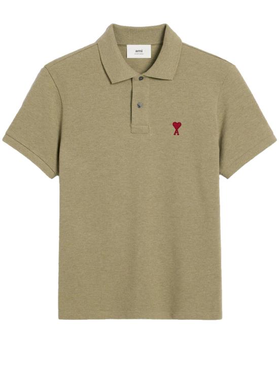 26SS 아미 스몰 하트 로고 폴로 티셔츠 UPL001 760366 Green