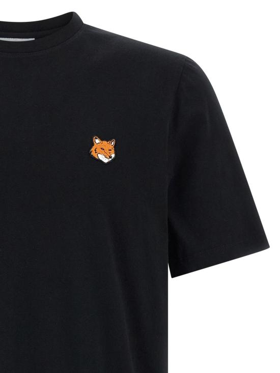 26SS 메종키츠네 폭스 헤드 레귤러 티셔츠 PM00107KJ7026 P199 Black - MAISON KITSUNE